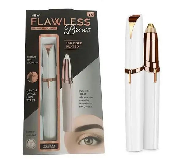 Depilador Eléctrico de Cejas “Flawless” – Indoloro, Rápido y Portátil