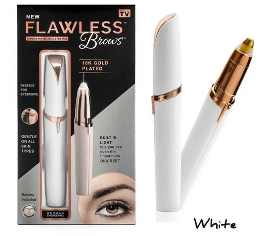 Depilador Eléctrico de Cejas “Flawless” – Indoloro, Rápido y Portátil